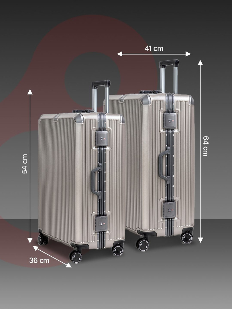 CLUB HACHI Set Of 2 Textured Hard-Sided Trolley Bag